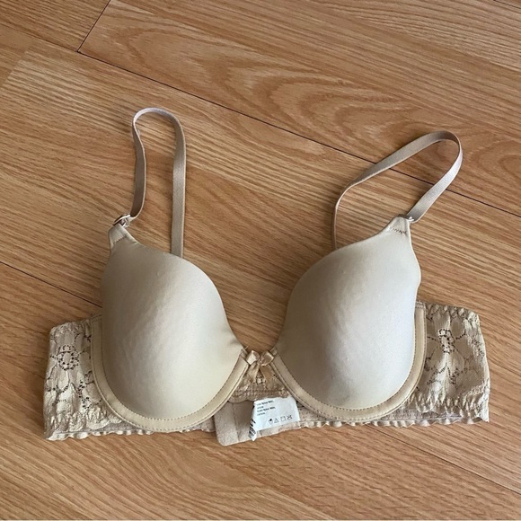 Maidenform Nude Lace Wired Bra 34A - Picture 1 of 8